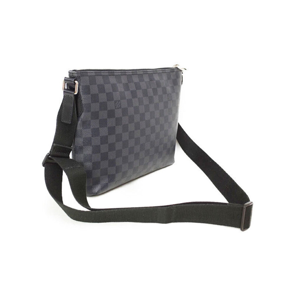 Louis Vuitton Graphite Bag Mick Shoulder Black Damier